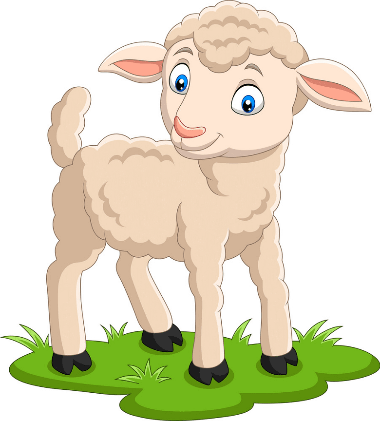 子羊のイラストダウンロード