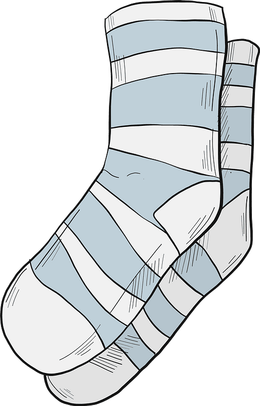 靴下のイラスト 透明背景 1 イラスト