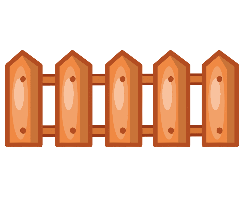 木製フェンスのイラスト png