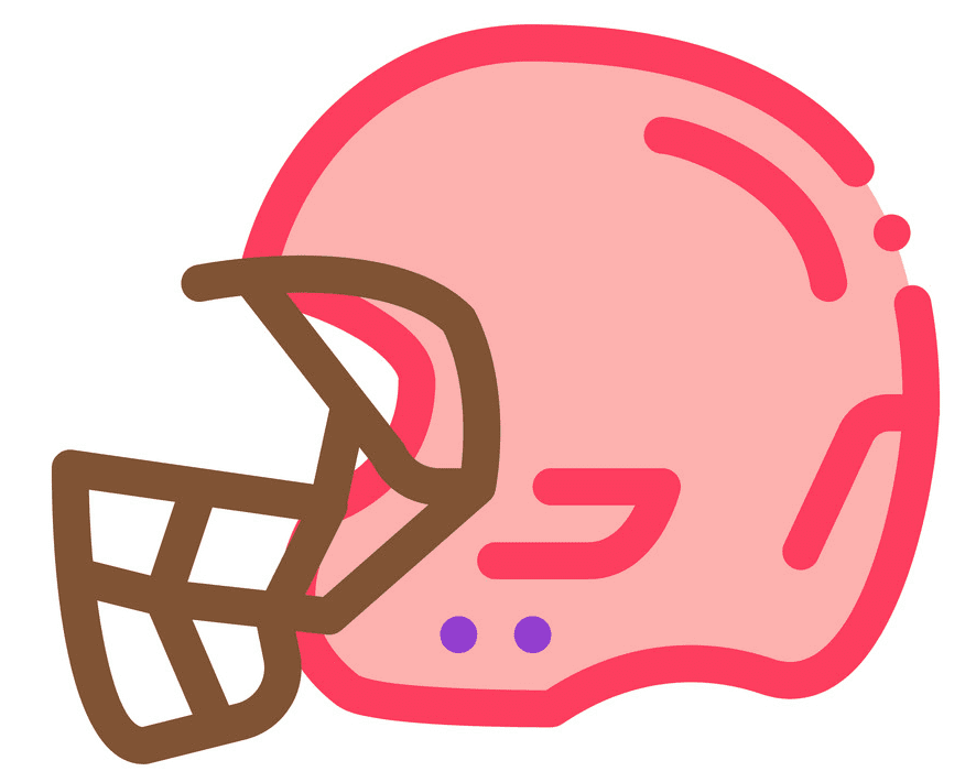 無料のフットボールヘルメットのイラスト 3 イラスト
