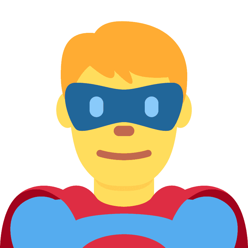 スーパーヒーローのイラスト 透明 5