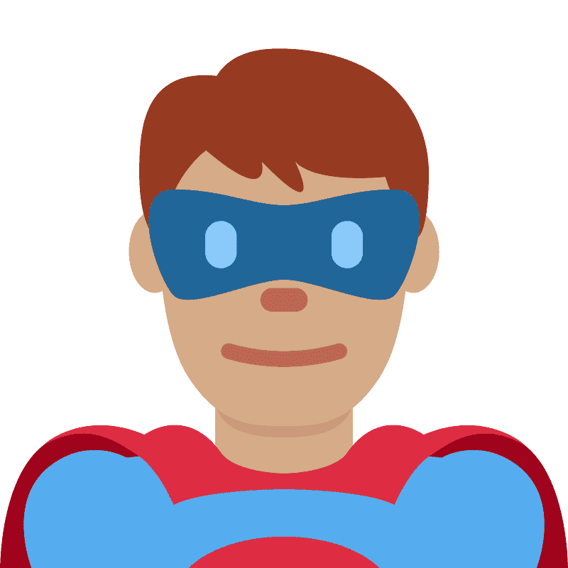 スーパーヒーローのイラスト 透明 7