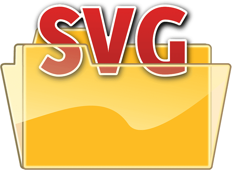 SVG フォルダ イラスト 透明