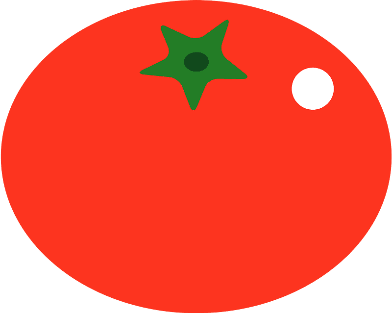 トマトのイラスト透明8