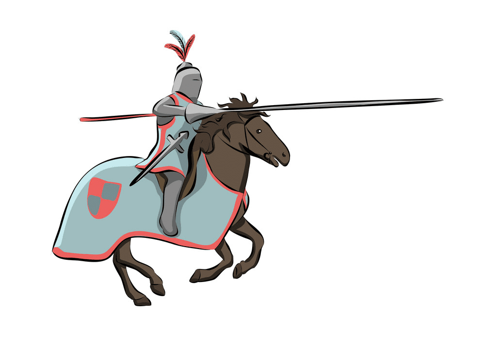 馬に乗った騎士のイラスト 7 イラスト
