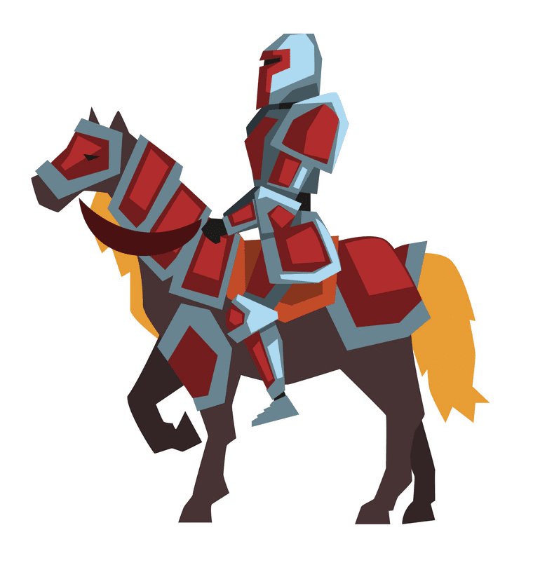馬に乗った騎士のイラスト png 画像
