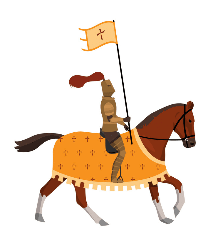 馬に乗った騎士のイラスト png イメージ
