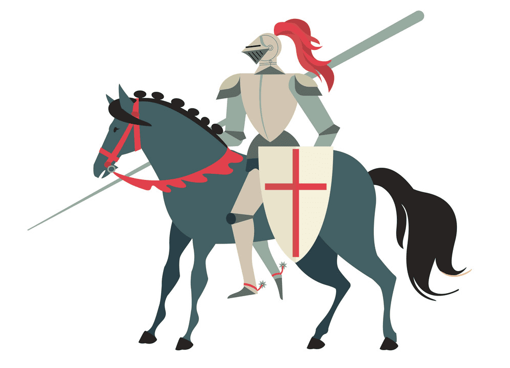馬に乗った騎士のイラストダウンロード イラスト