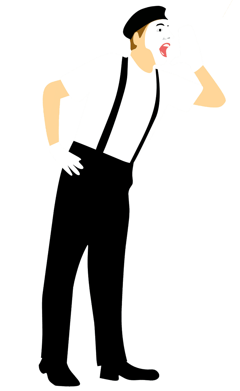 Comedian Artist Illustration transparent