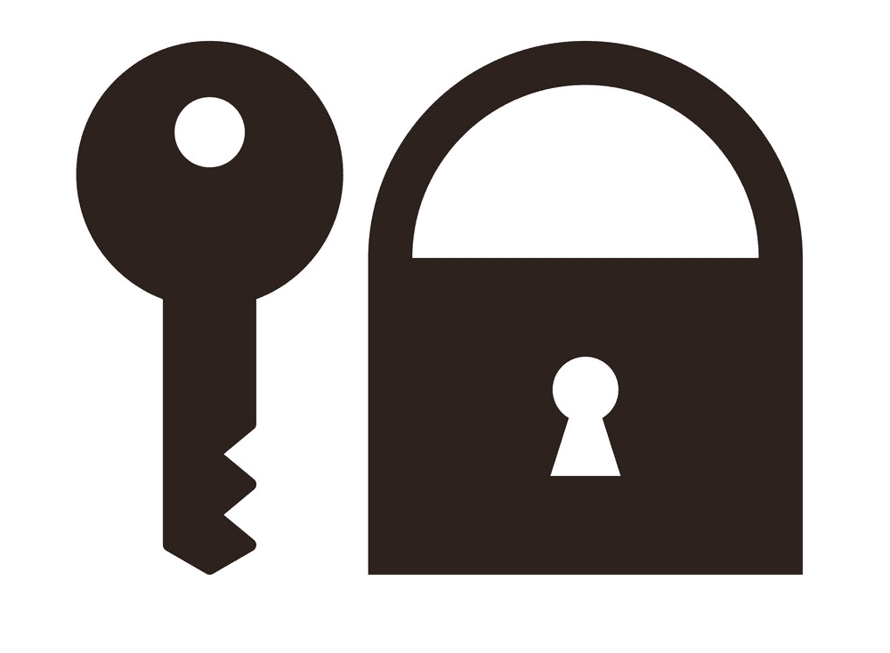 鍵と錠のイラスト png 画像 イラスト