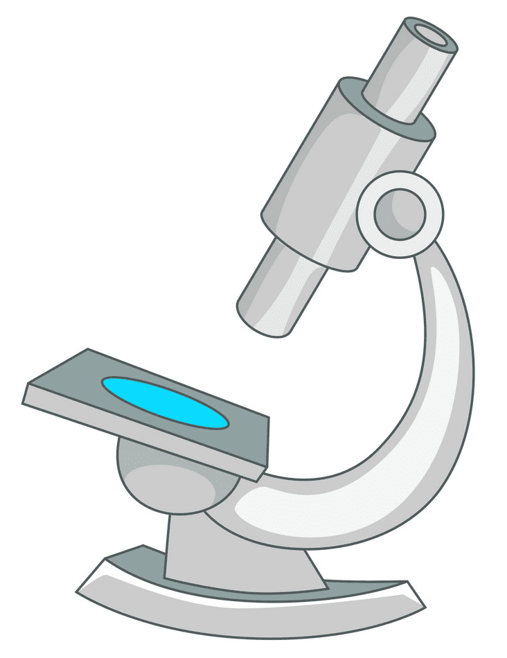 顕微鏡イラストシンプル 2