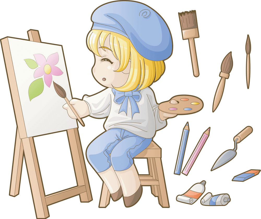 子供向けアーティストイラスト イラスト