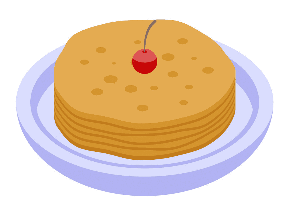 無料のパンケーキのイラストのpng画像