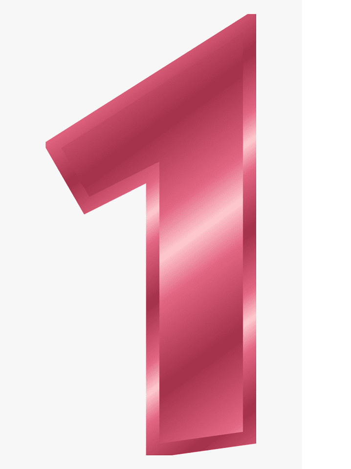 ピンクの数字1 イラスト 無料 2 イラスト