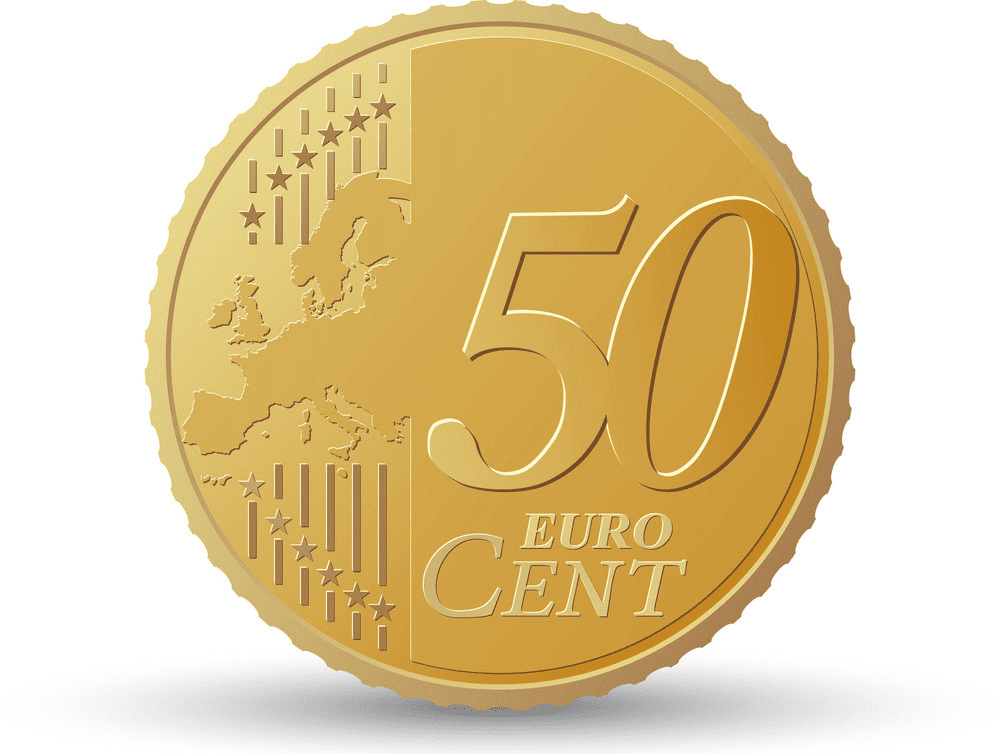 ユーロ硬貨のイラスト