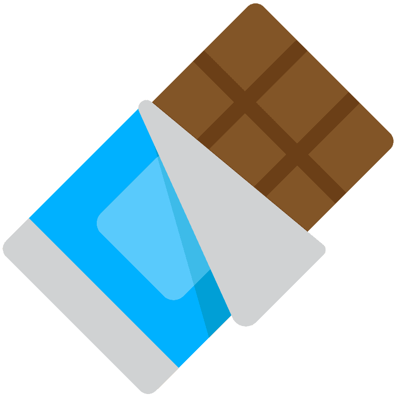 チョコレートのイラスト 背景透明4