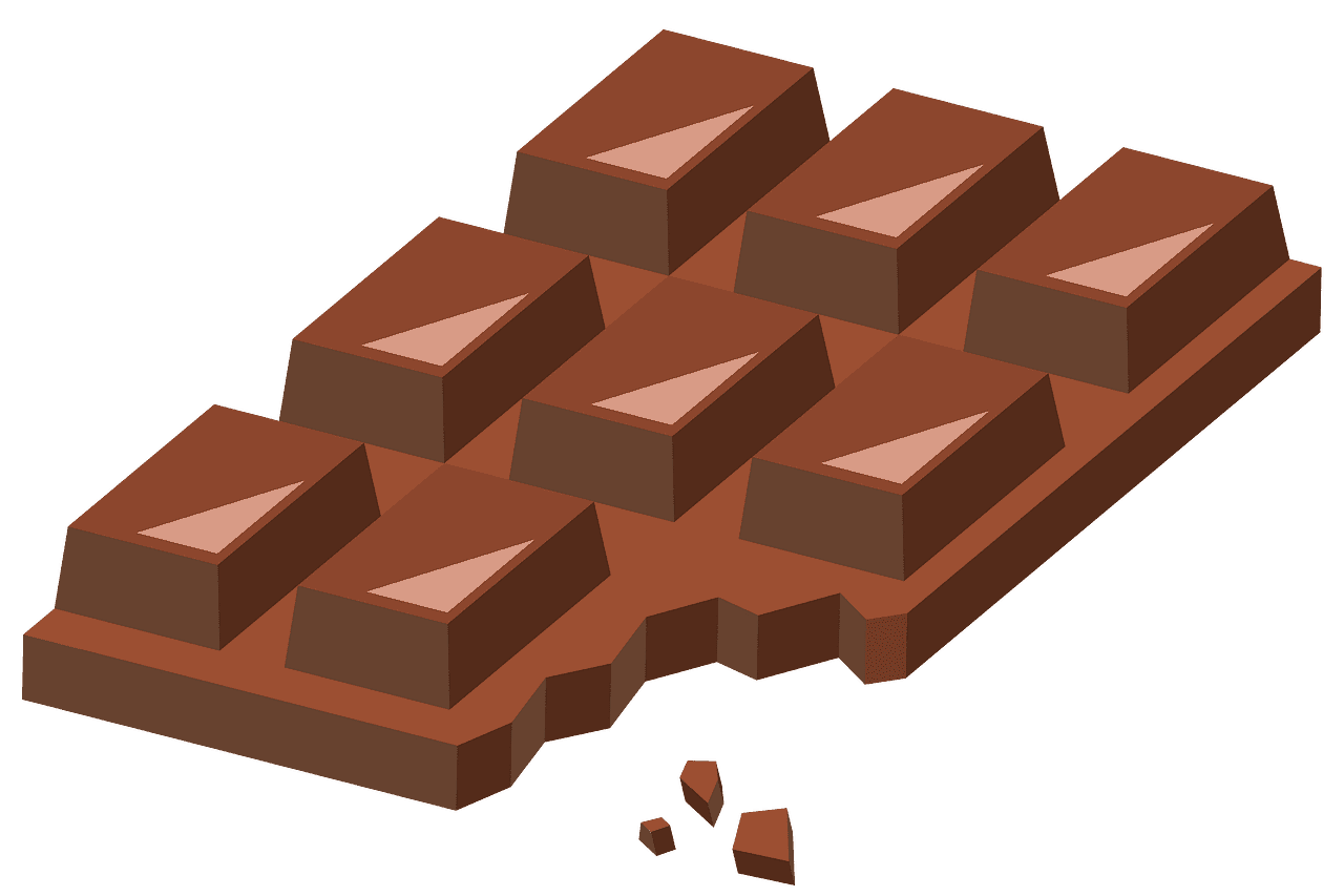 チョコレートのイラスト透明4 イラスト