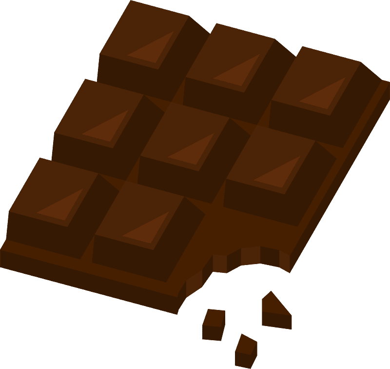 チョコレートのイラスト透明5
