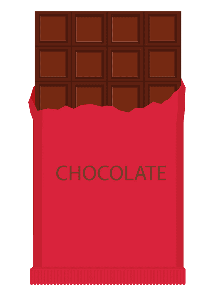 チョコレートバー イラスト画像