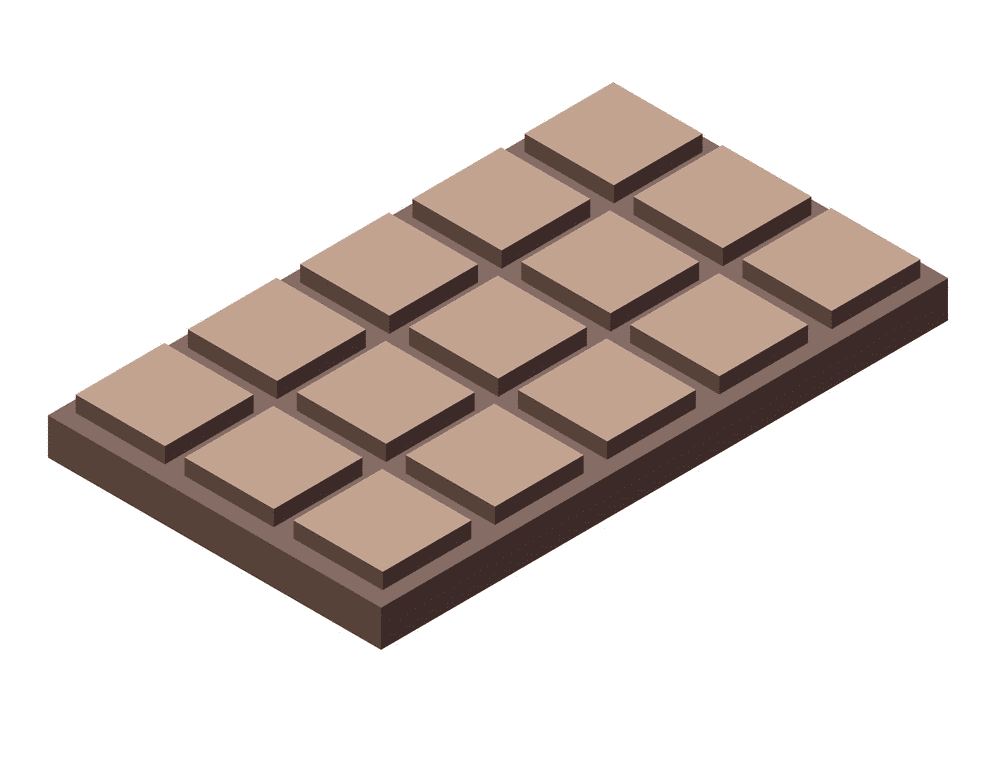 チョコレートバーのイラスト無料画像 イラスト