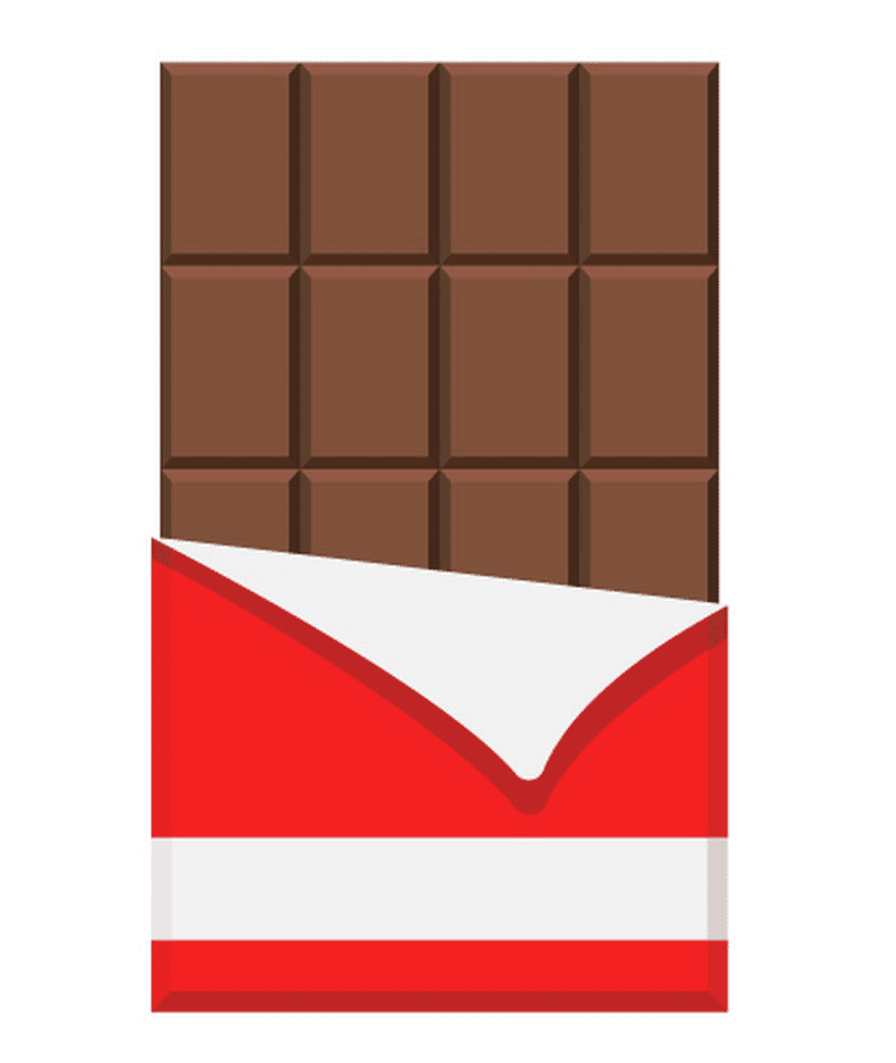 チョコレートバーのイラスト PNG イメージ イラスト