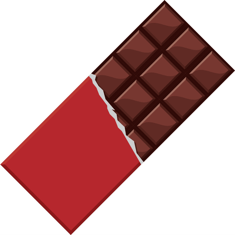 子供向けのチョコレートバーのイラスト無料 2
