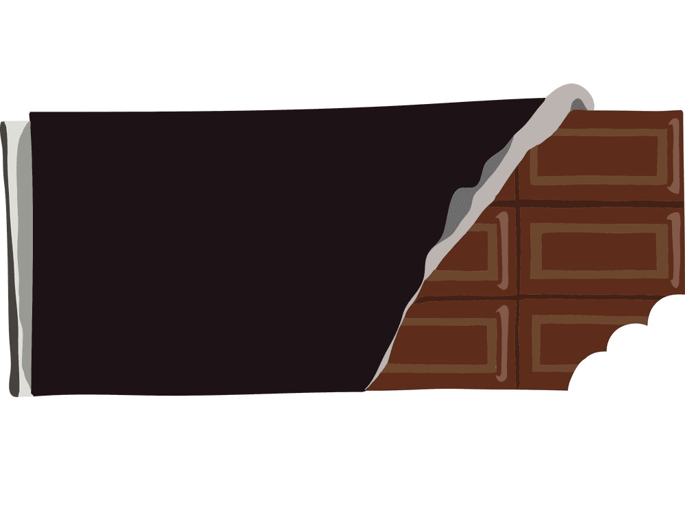 子供向けのチョコレートバーのイラスト無料