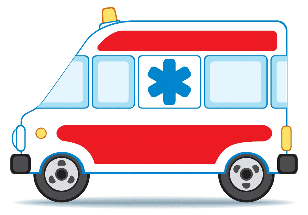 子供向けの救急車のイラスト無料 イラスト