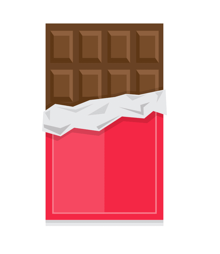 子供のためのチョコレートバーのイラスト