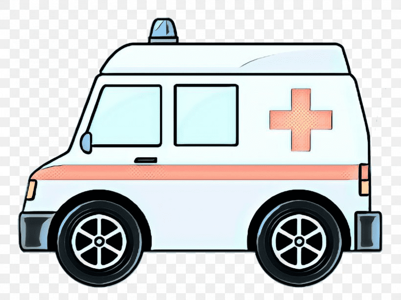 子供のための無料の救急車イラスト 2