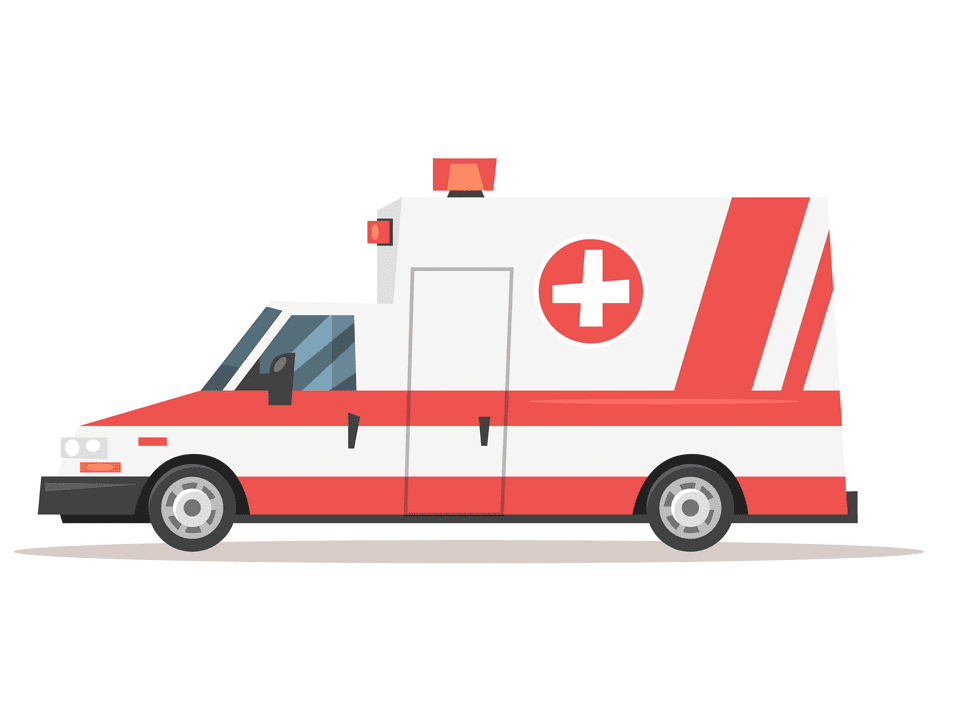 救急車イラスト背景 2