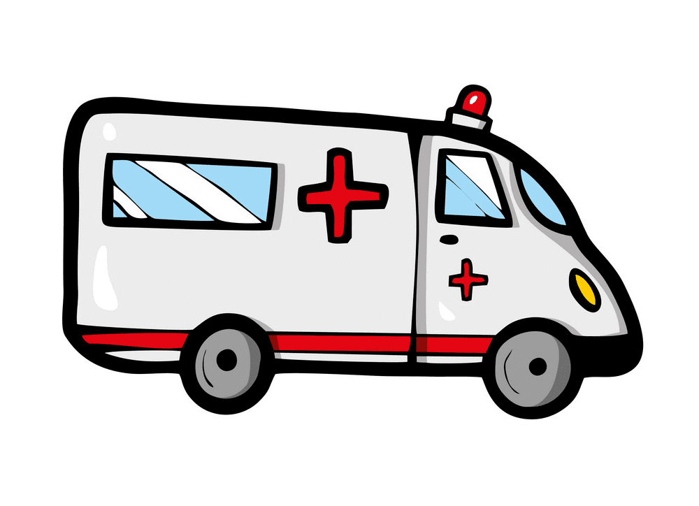 救急車のイラスト3 イラスト