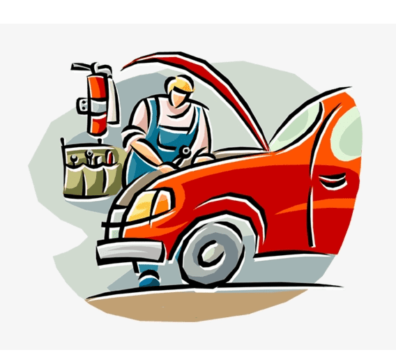 自動車整備士のイラスト画像 イラスト
