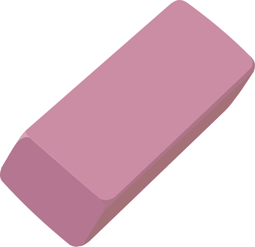 ピンクの消しゴムのイラスト無料 イラスト