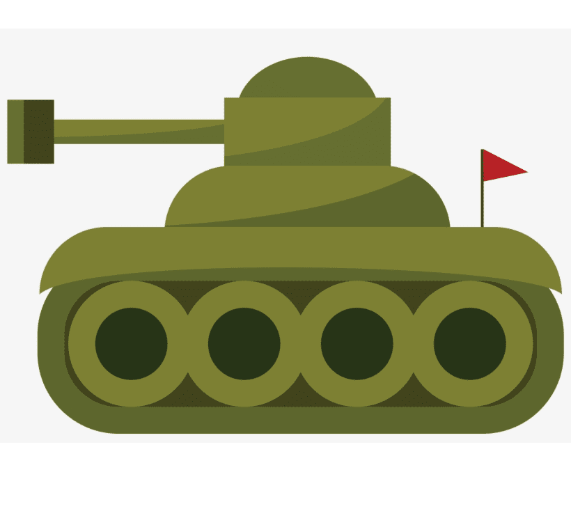 戦車のイラスト無料6 イラスト