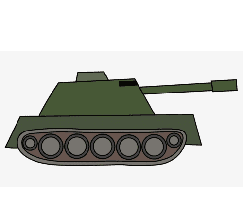 戦車のイラスト無料9 イラスト