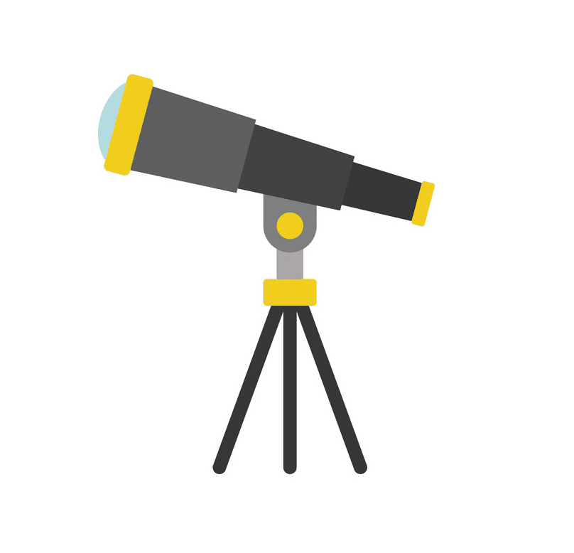 望遠鏡 イラストイメージ