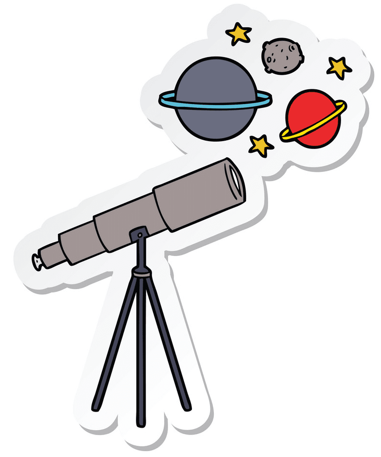望遠鏡 イラスト素材