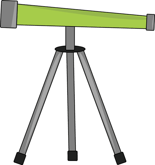 望遠鏡のイラスト 1