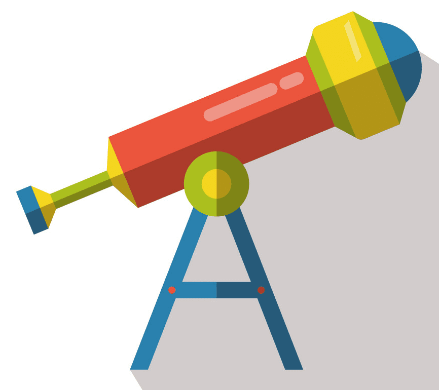 望遠鏡のイラスト 8 イラスト