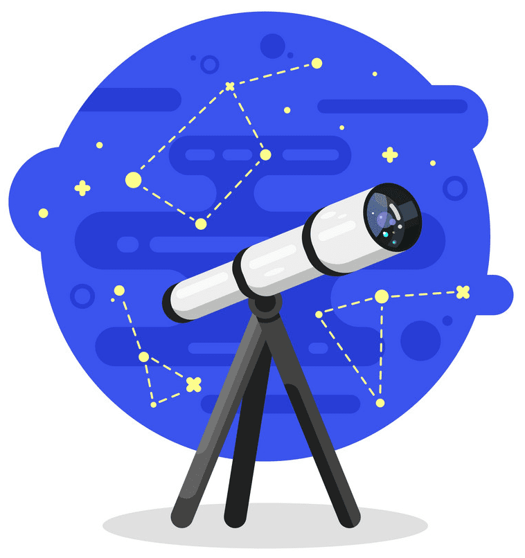 望遠鏡のイラスト無料画像 イラスト
