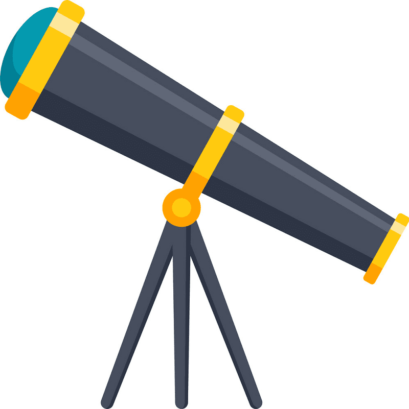 望遠鏡のイラスト無料