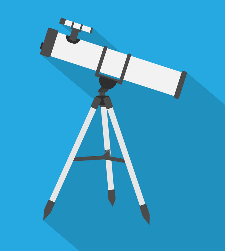 望遠鏡のイラストpng無料
