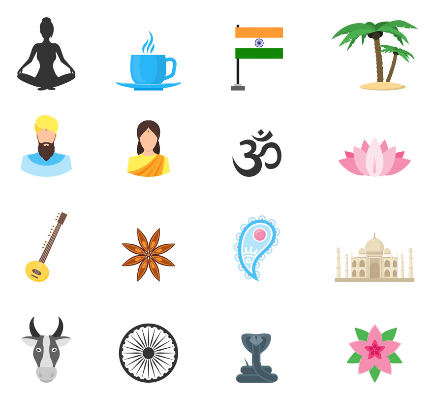 インドの国家の象徴イラスト画像 イラスト