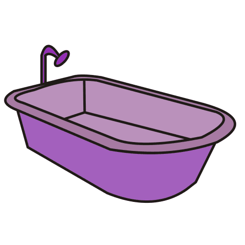 イラストバスタブ イラスト