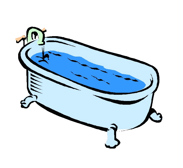 無料のバスタブのイラスト画像 イラスト