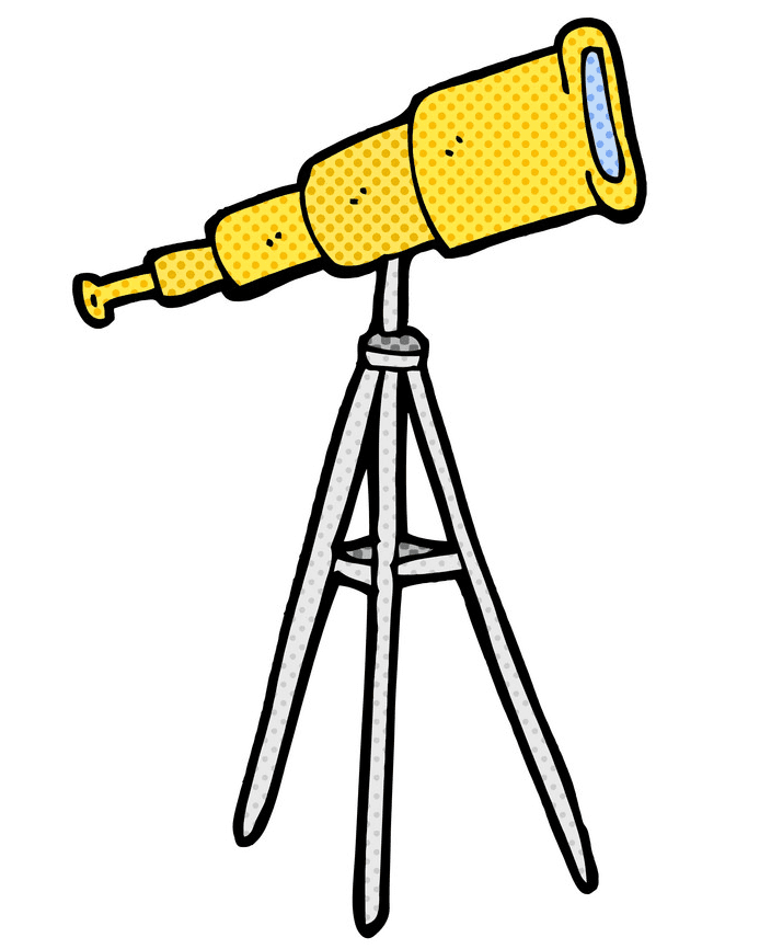 無料の望遠鏡イラスト画像 2