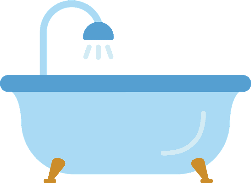 浴槽のイラスト透明画像 イラスト