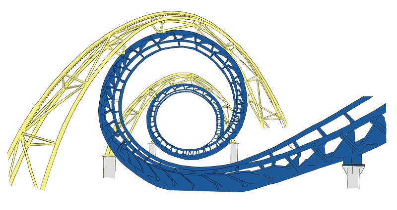 ジェットコースター イラスト 透明 イラスト