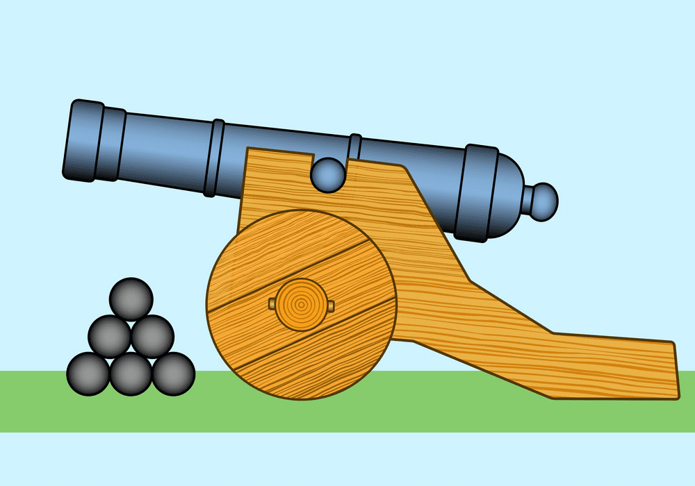 大砲のイラスト無料 イラスト